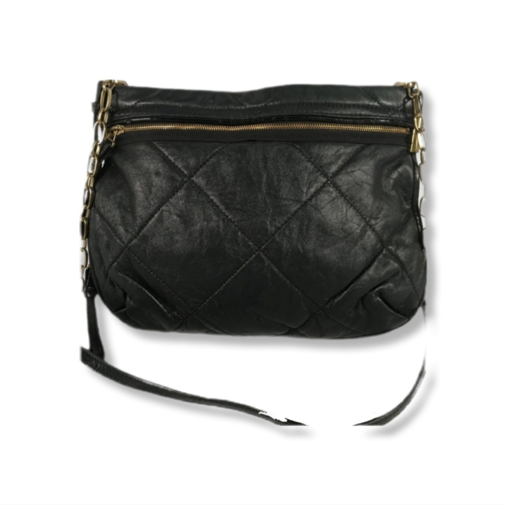 LANVIN Paris Vintage soft black Italian leather Lanvin purse - Picture 5 of 14